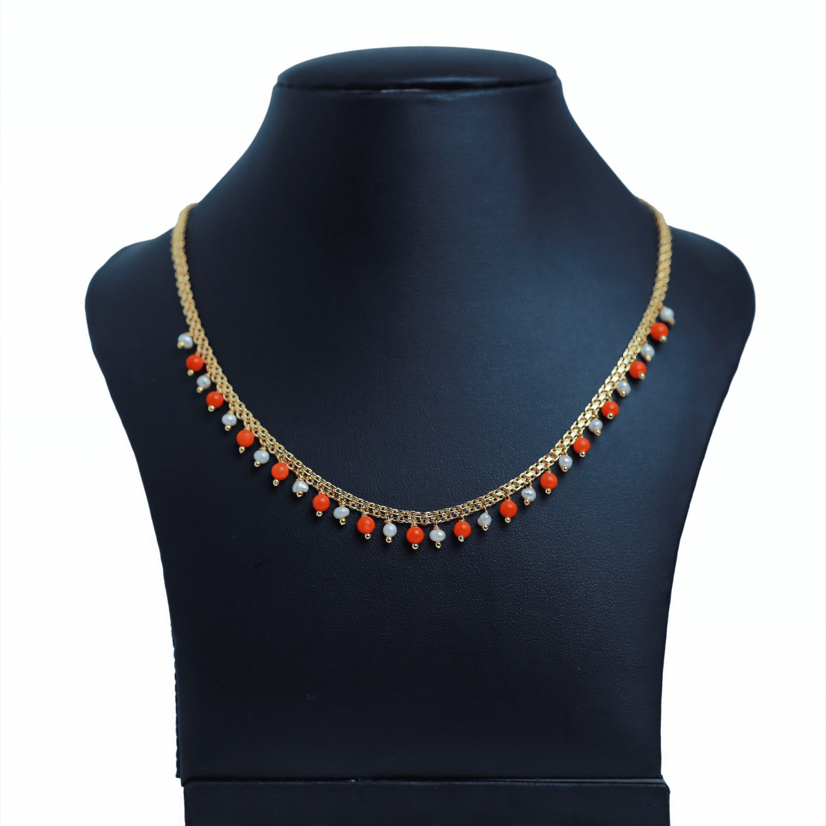 Pearl -coral necklace 