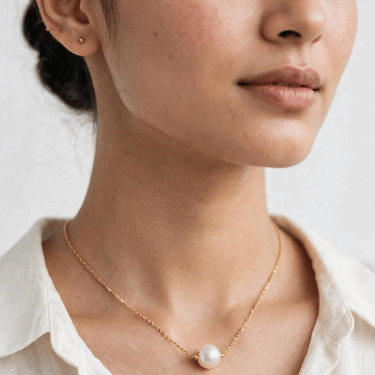 Single pearl Chain thumbnail 2