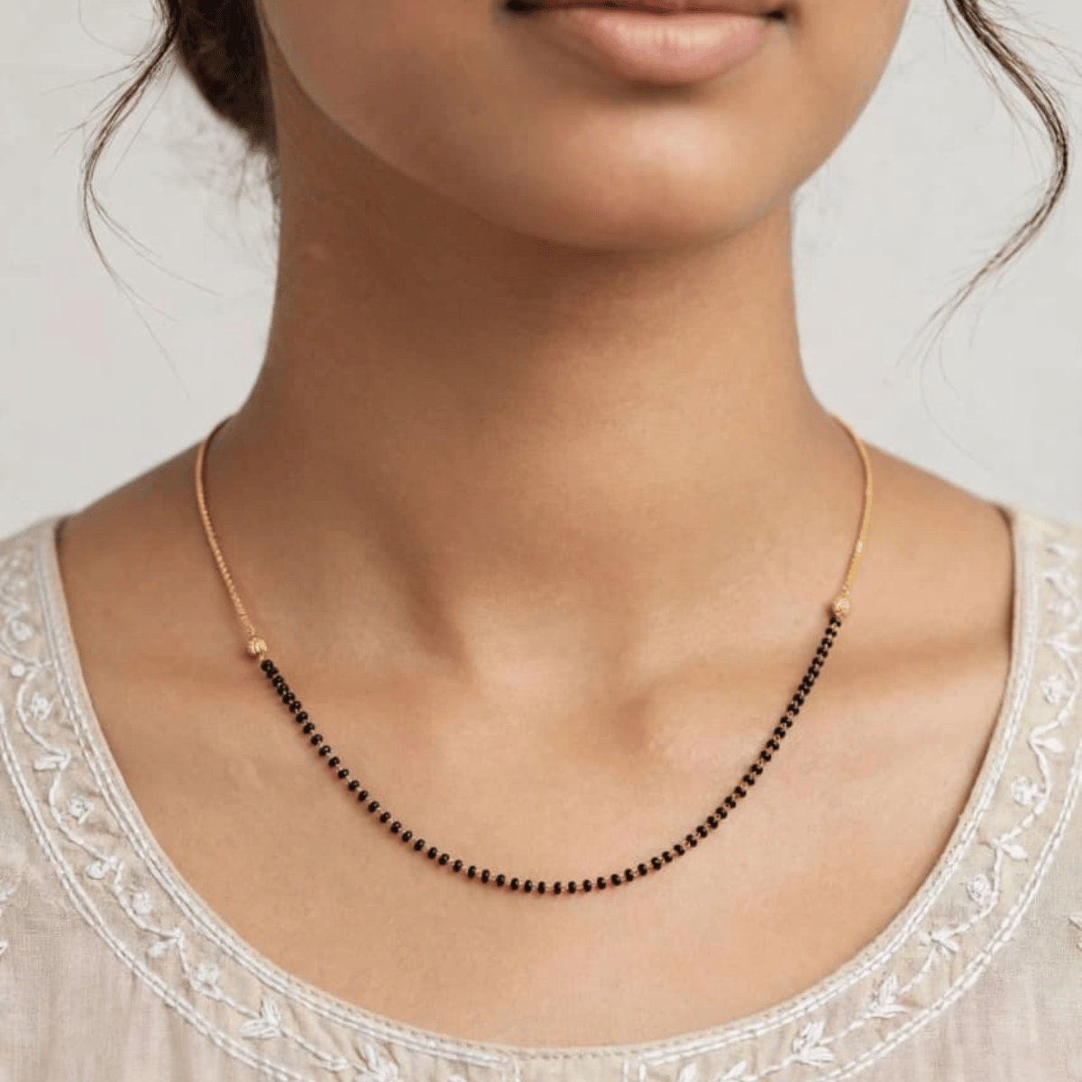  Mangalsutra chain with gold chain  thumbnail 2