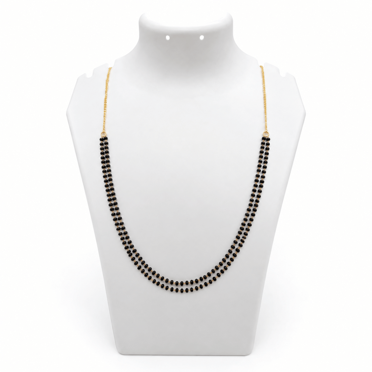 Double layer mangalsutra chain